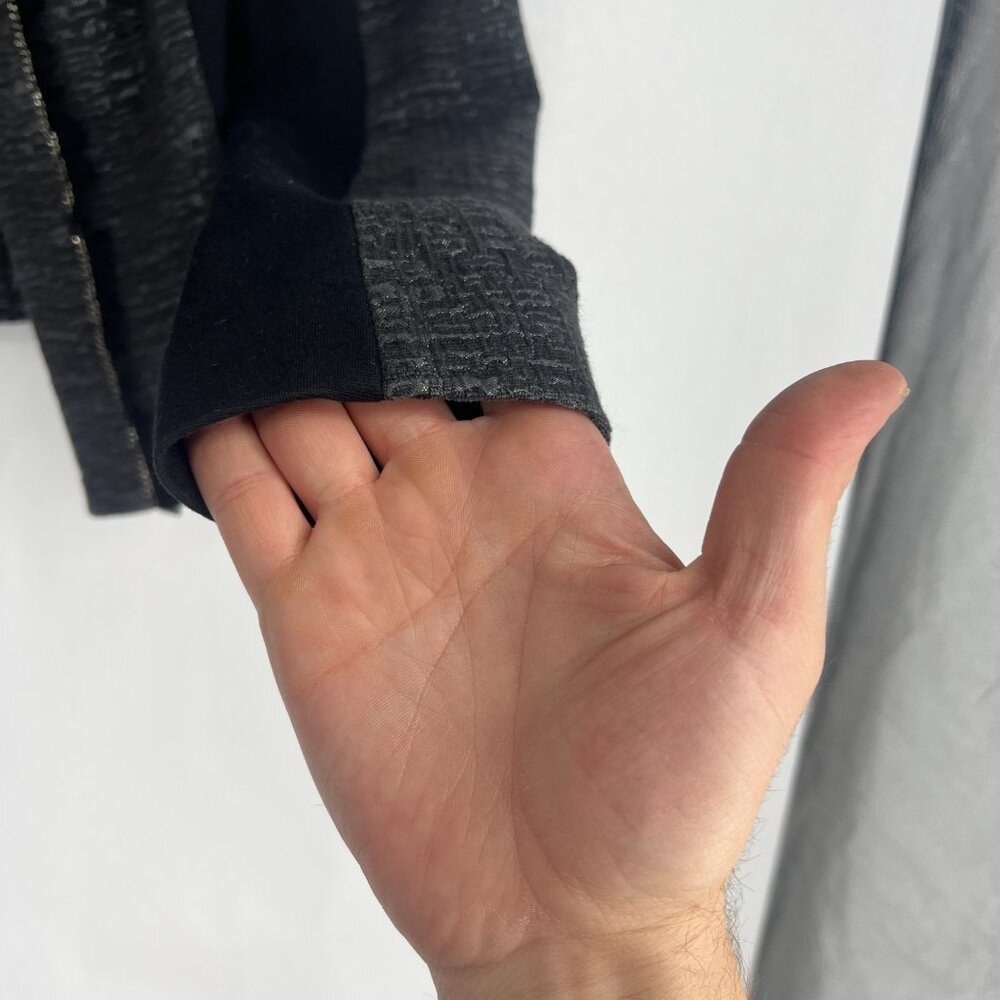 Express Chain Ruffle Open Front Blazer - image 8